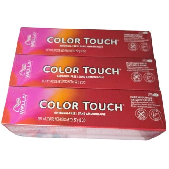 Wella Color Touch Demi Permanent Hair Color 7/03-7/NG 6 pack - Picture 2 of 5